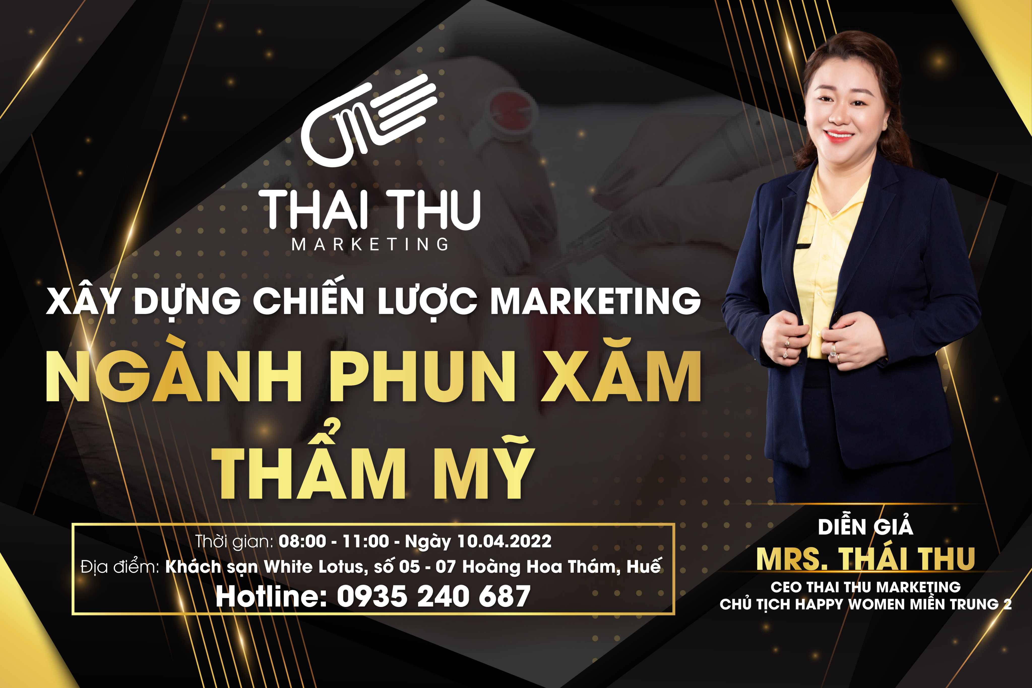 ĐÀO TẠO XÂY DỰNG THƯƠNG HIỆU CÁ NHÂN CHO HÀNG TRĂM DOANH NGHIỆP PHUN XĂM THẨM MỸ