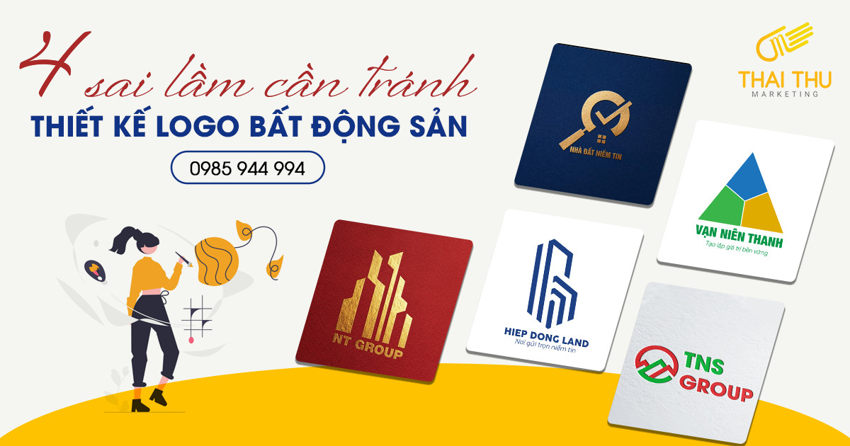 4 sai lầm cần tránh trong thiết kế logo bất động sản