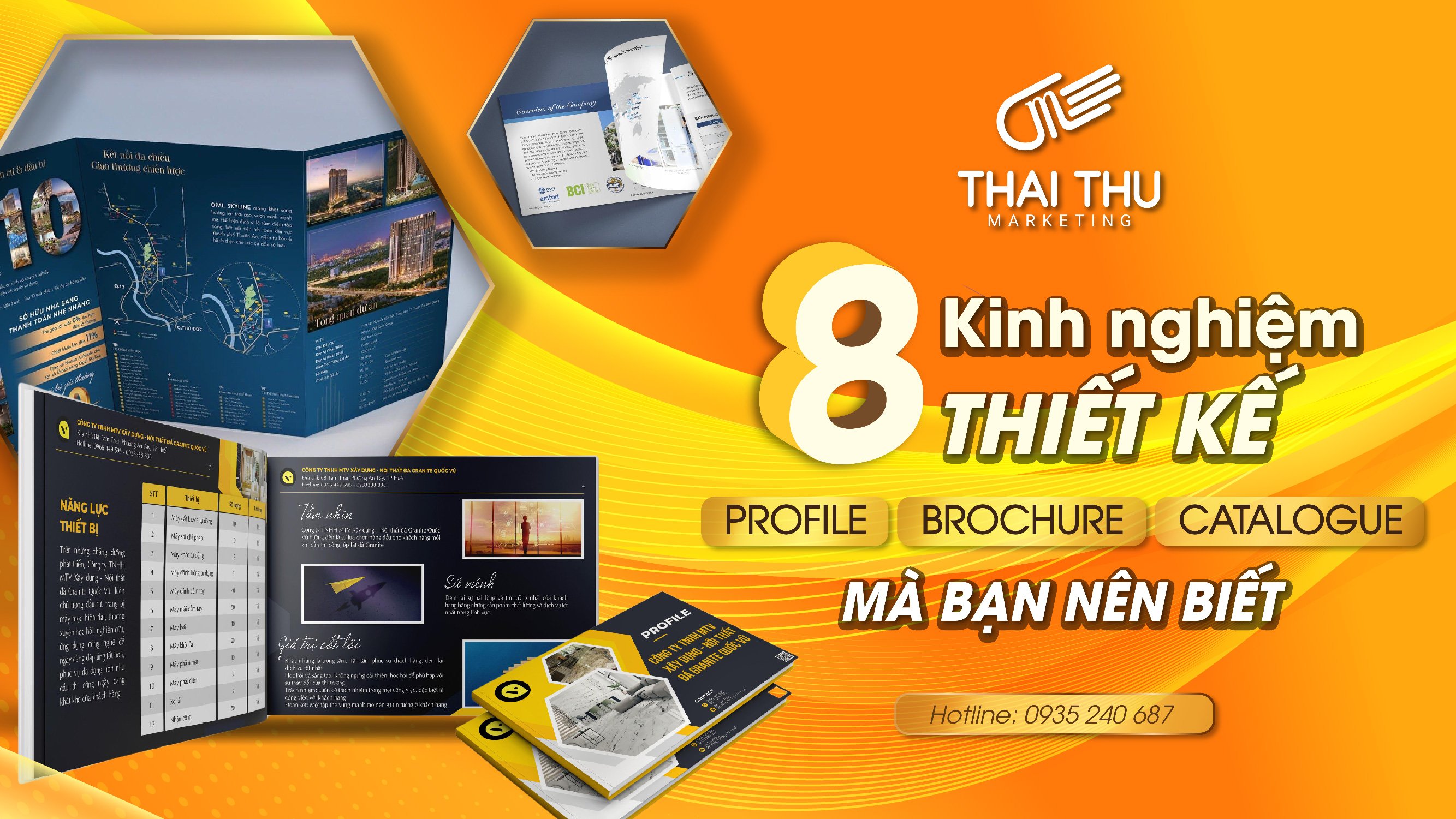 8 kinh nghiệm thiết kế profile, brochure, catalogue mà bạn không nên bỏ qua