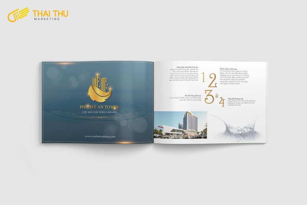 Mẫu thiết kế Profile Căn hộ Phú Mỹ An Tower do Thai Thu Marketing thực hiện