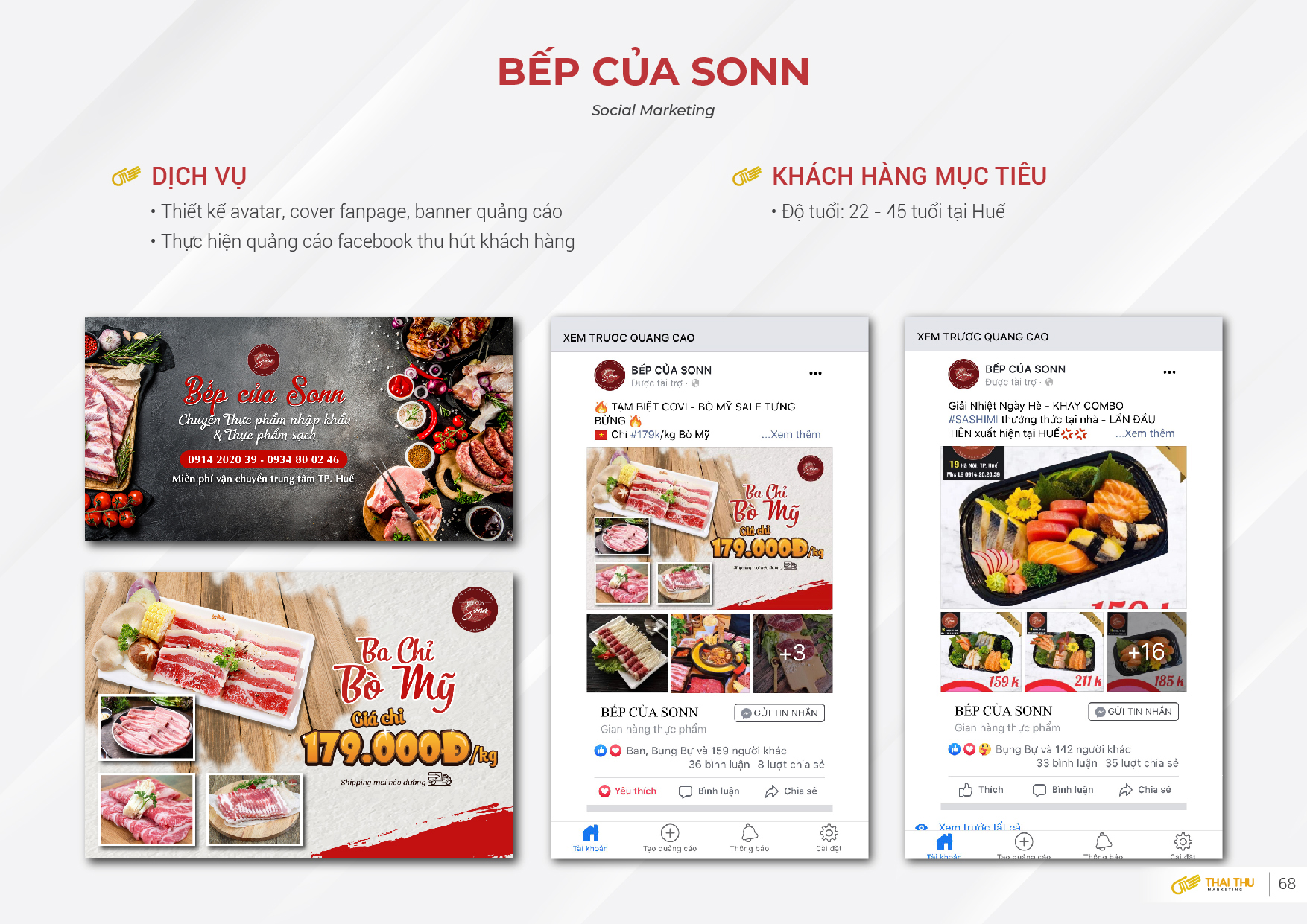 Thai Thu Marketing thực hiện các chiến dịch đẩy mạnh truyền thông online thương hiệu Bếp của Sonn