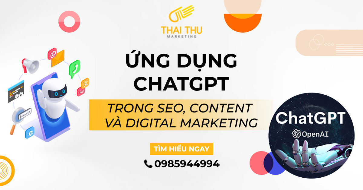 Ứng dụng ChatGPT trong SEO, Content và Digital Marketing