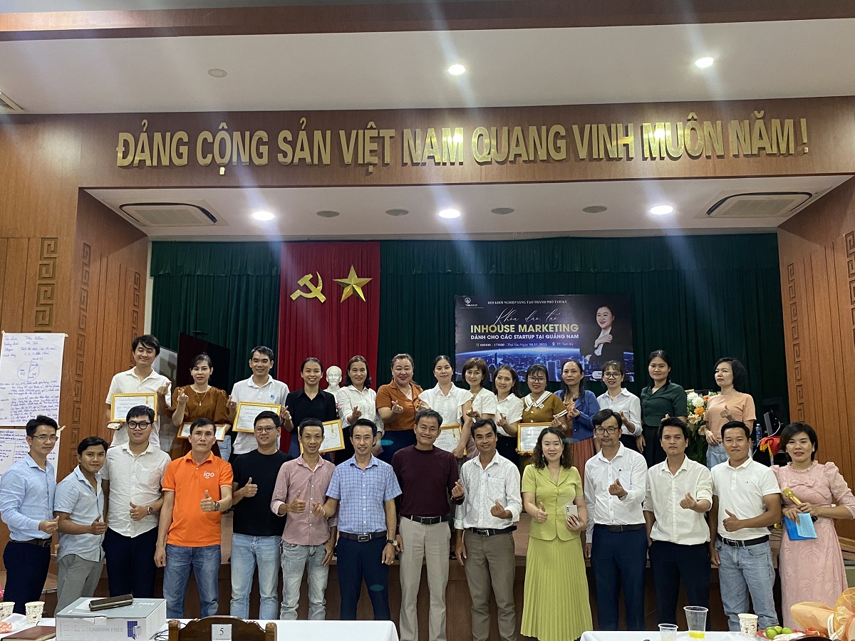 Đào tạo kỹ năng marketing inhouse cho các doanh nghiệp khởi nghiệp tại Quảng Nam