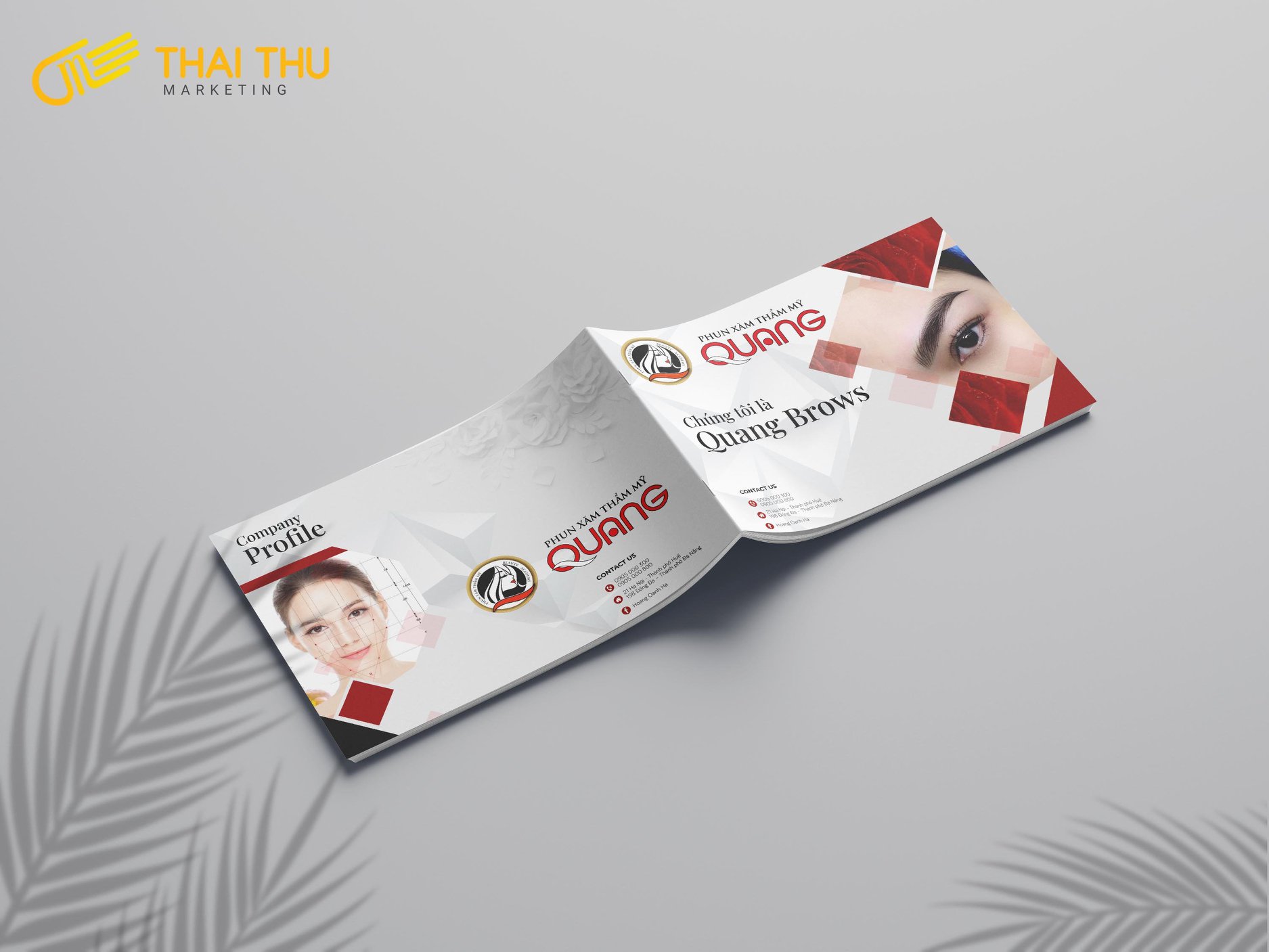 tổng hợp thiết kế profile của Thai Thu Marketing