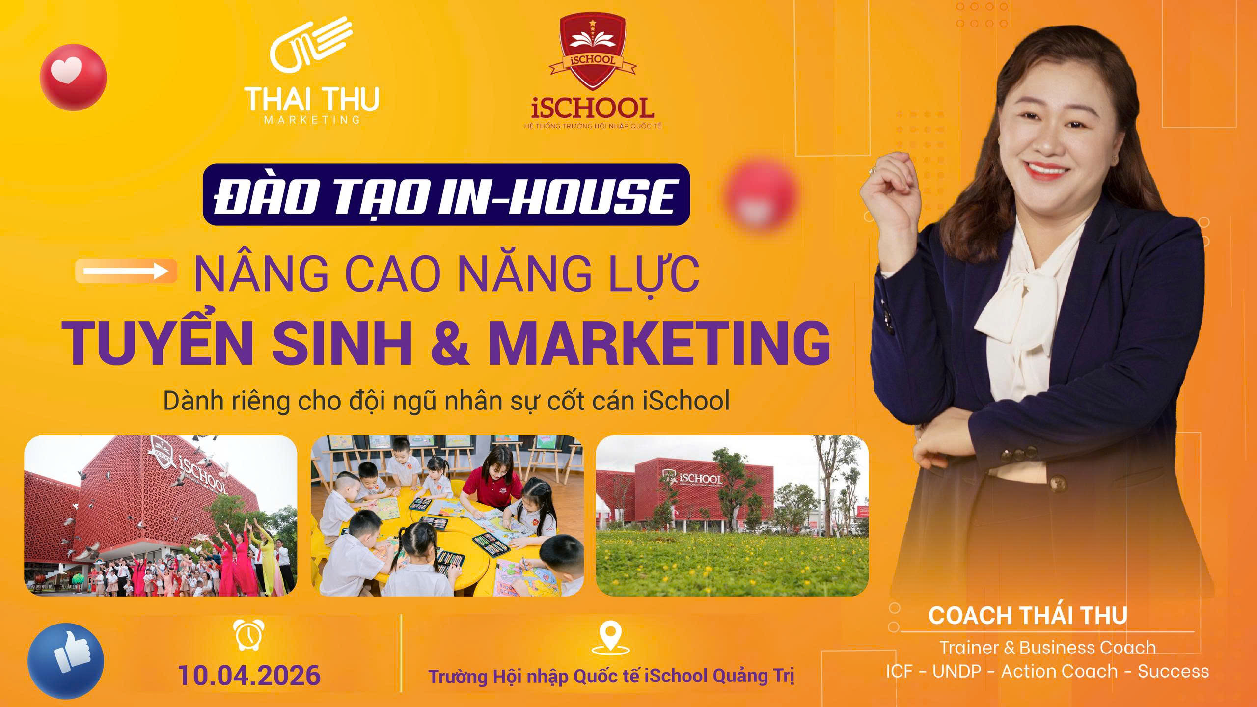 ĐÀO TẠO IN-HOUSE TẠI ISCHOOL | SẴN SÀNG NÂNG CAO NĂNG LỰC TUYỂN SINH & MARKETING